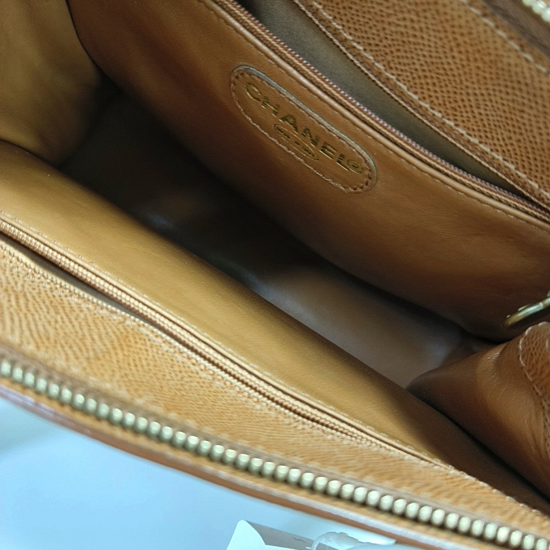 Grained Calfskin Brown
