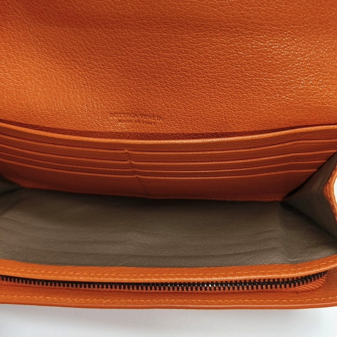 Lambskin Wallet Orange