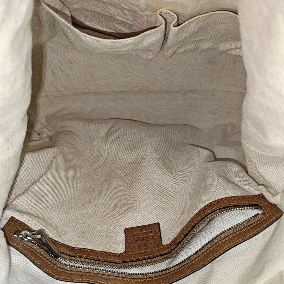 Bree Monogram Canvas Beige