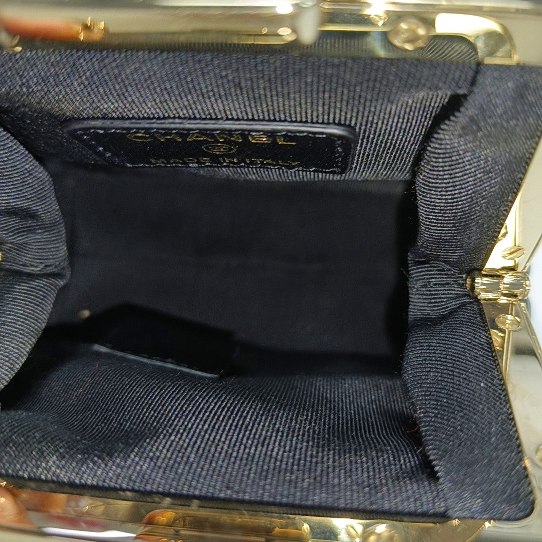 Quilted Lambskin Black