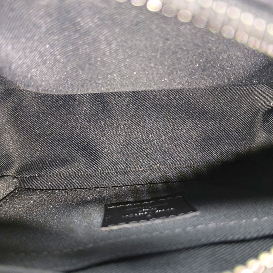 SOFT TRUNK Mini Monogram Coated Canvas Black