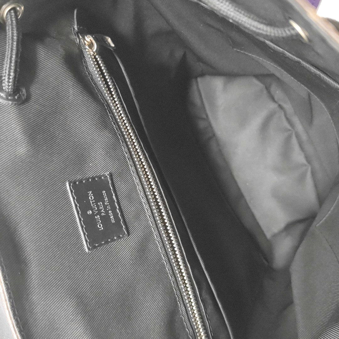 CHRISTOPHER PM Monogram Coated Canvas Brown