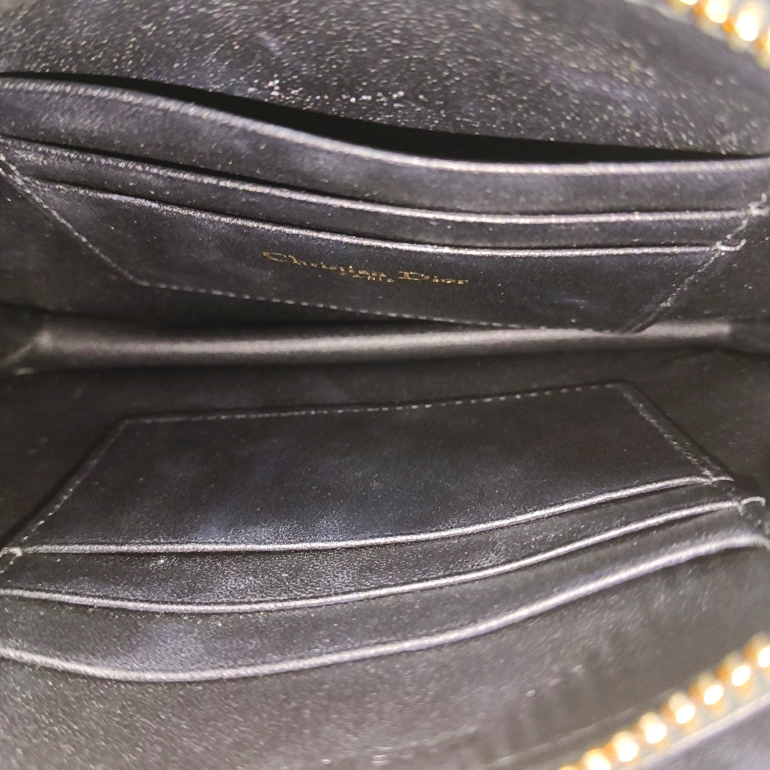 Dior Caro Mini Cannage Calfskin Black