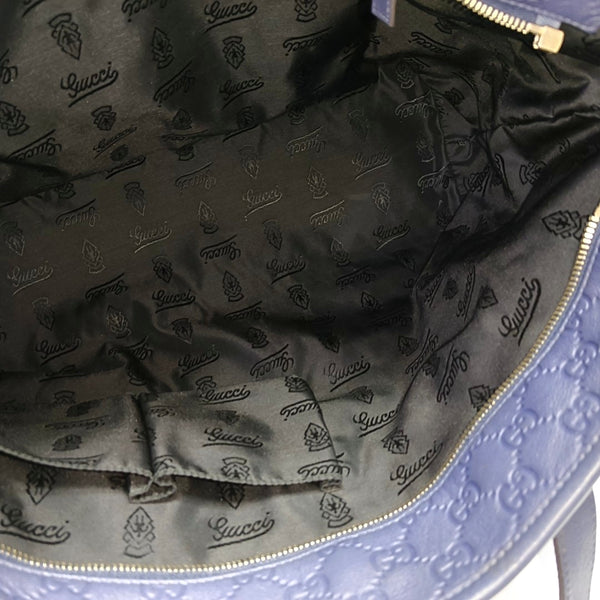 GG Imprime Monogram Calfskin Blue