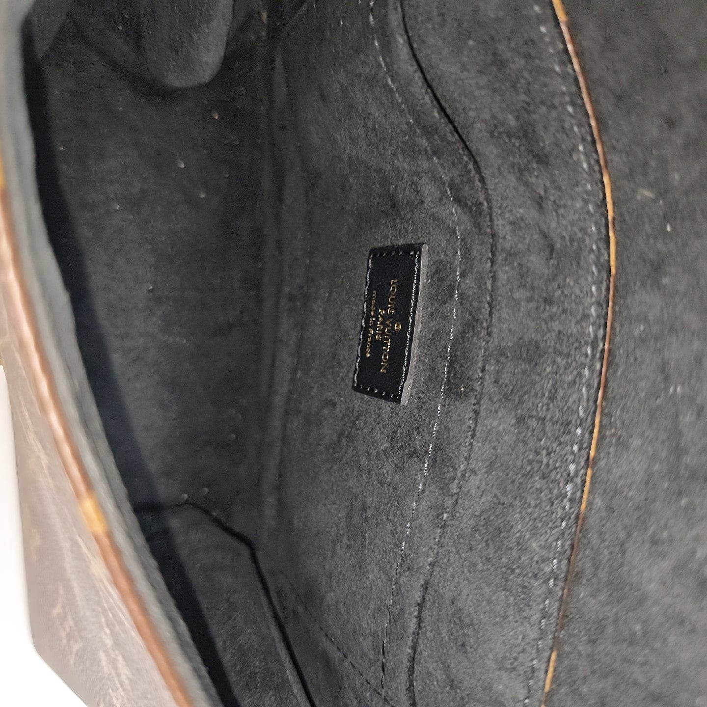 LOCKY BB Monogram Coated Canvas Brown