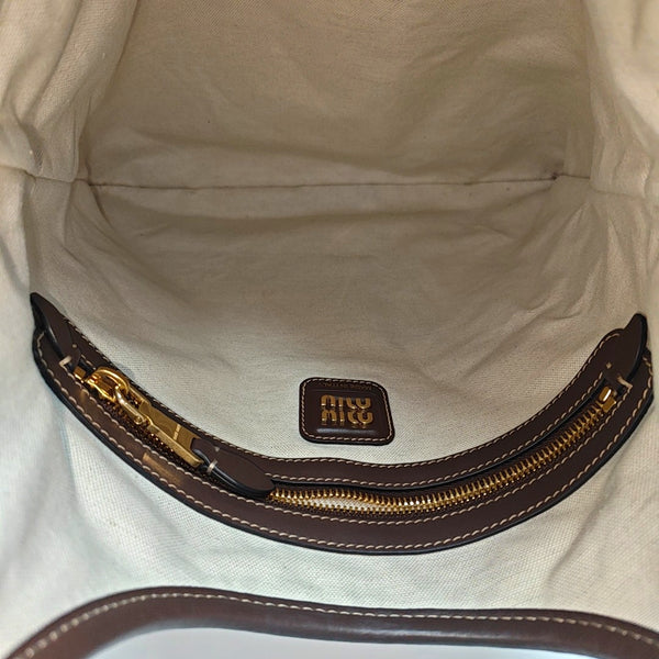 IVY Large Calfskin Brown