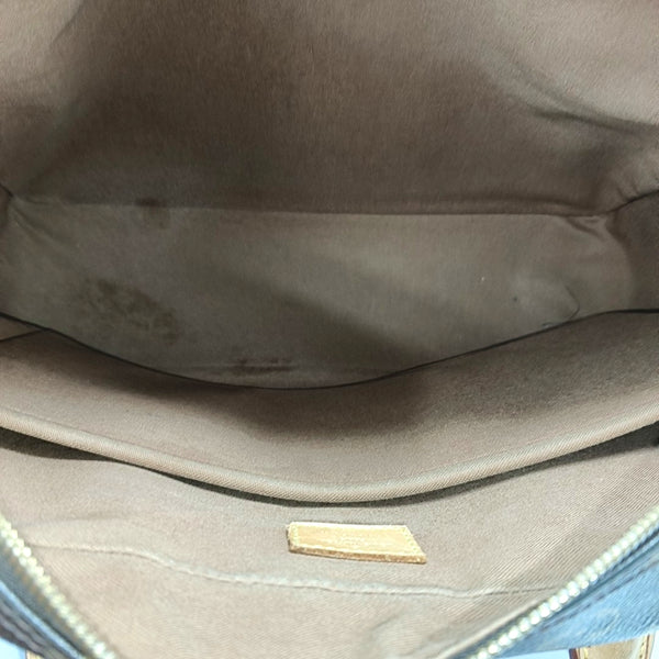 ICARE Monogram Coated Canvas Brown