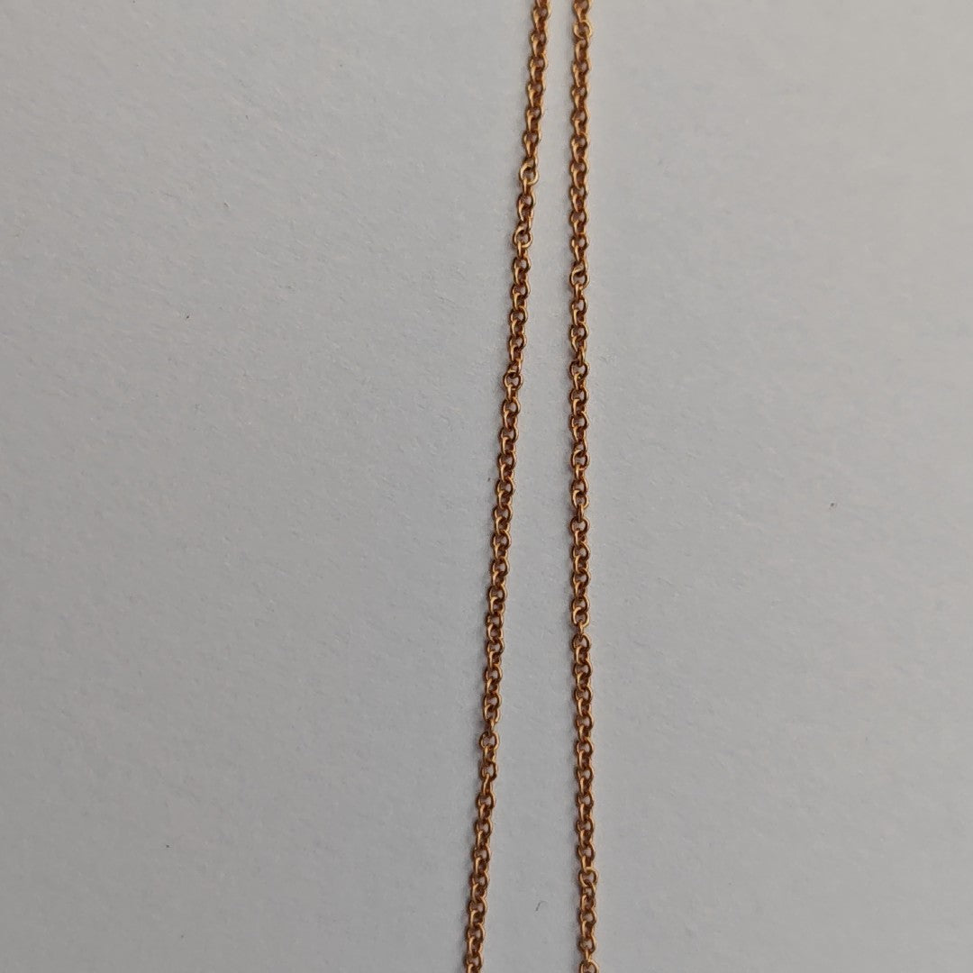 Tiffany T 18k Rose Gold Necklace