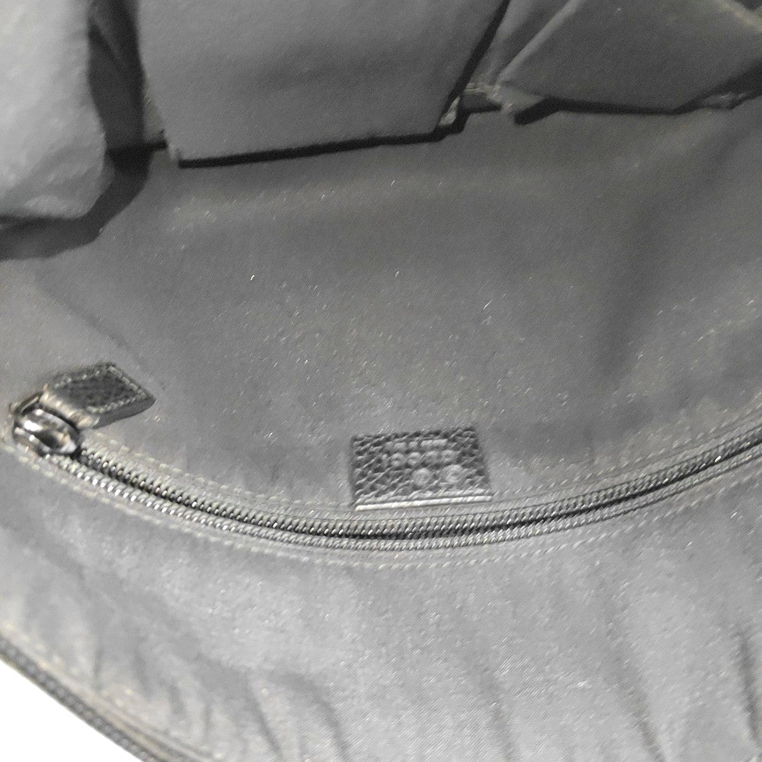 Monogram Canvas Shoulder Bag Black