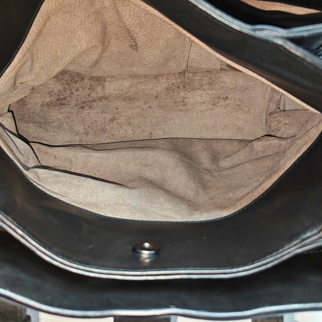 Authenticated pre-owned  Roma Lambskin Black - Tote Bag at Looply