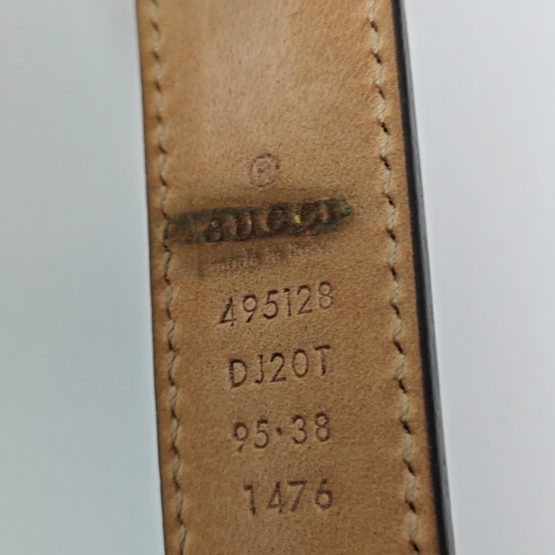 Leather Belt Red