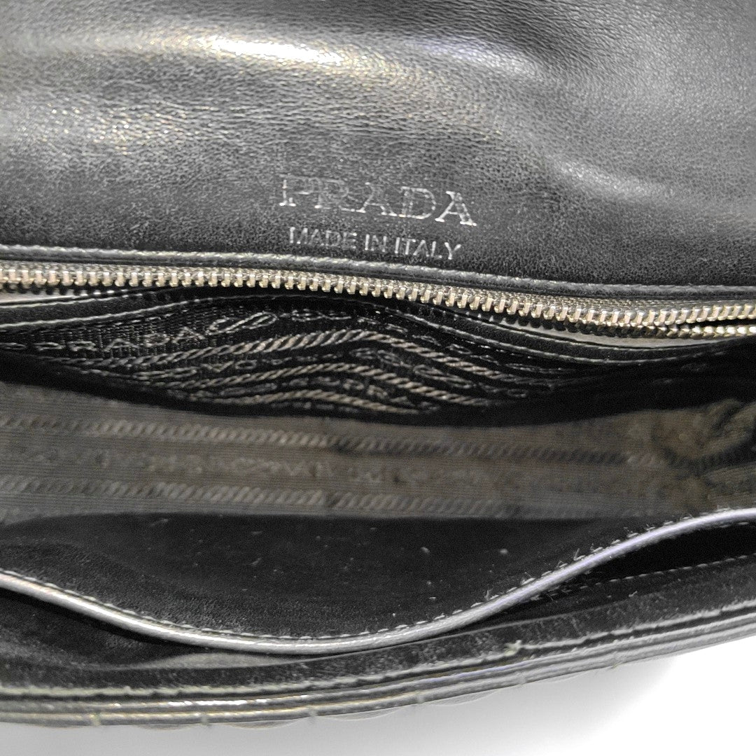 Diagramme Medium Quilted Calfskin Black