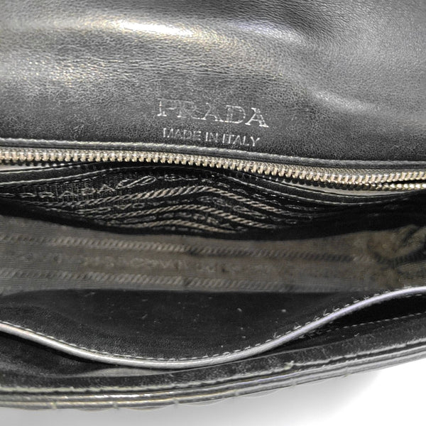 Diagramme Medium Quilted Calfskin Black