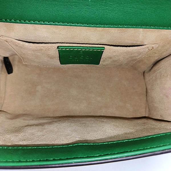 Padlock Small Calfskin Green