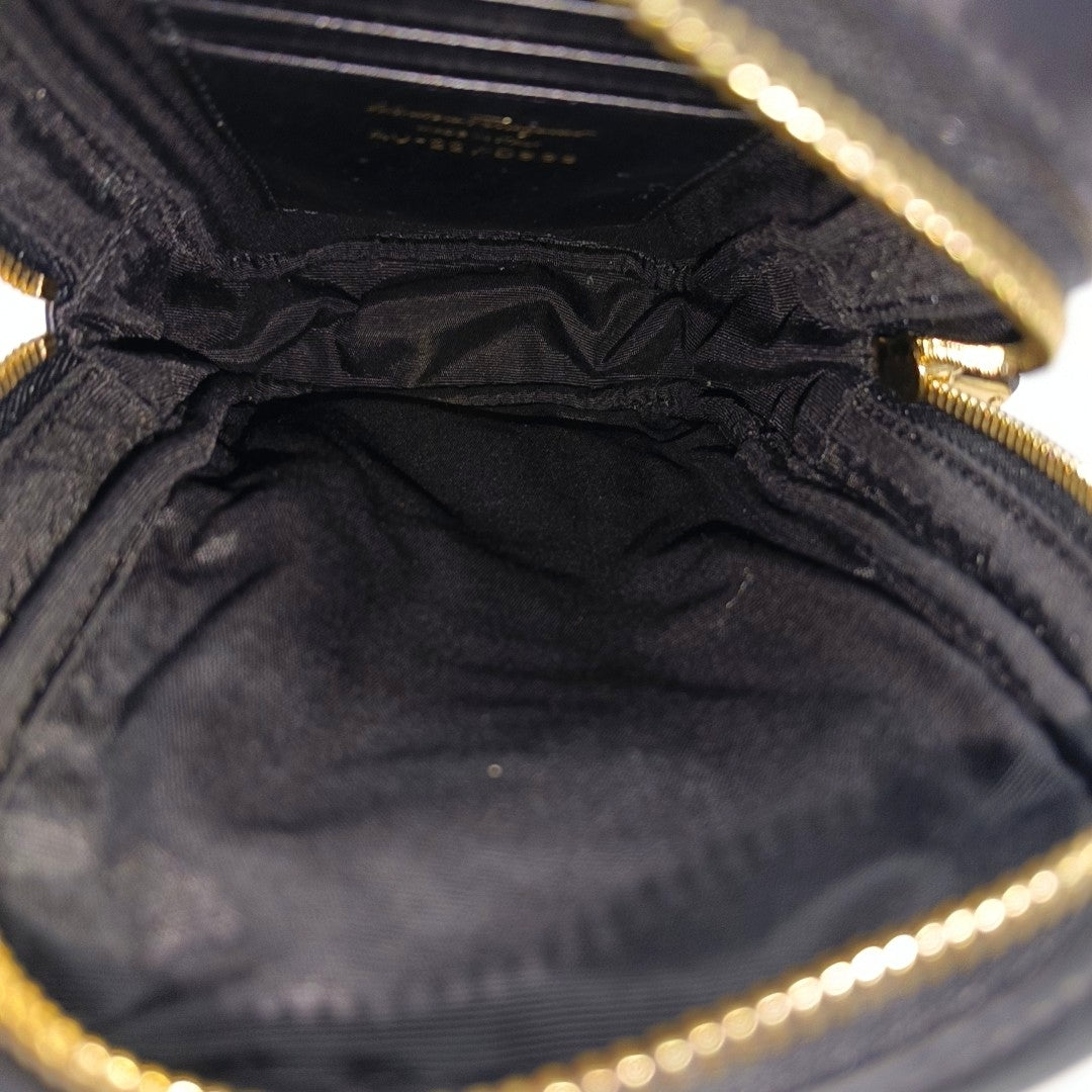 Gancini Calfskin Black