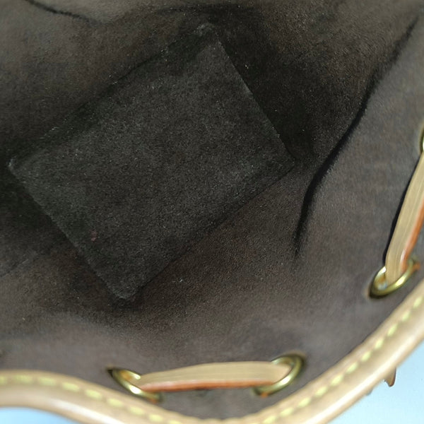 NOÉ Nano Monogram Coated Canvas Brown