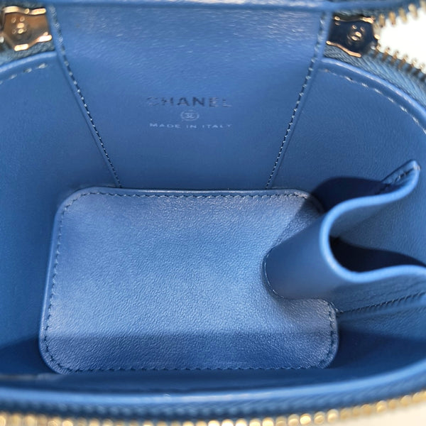Denim Shoulder Bag Small Blue