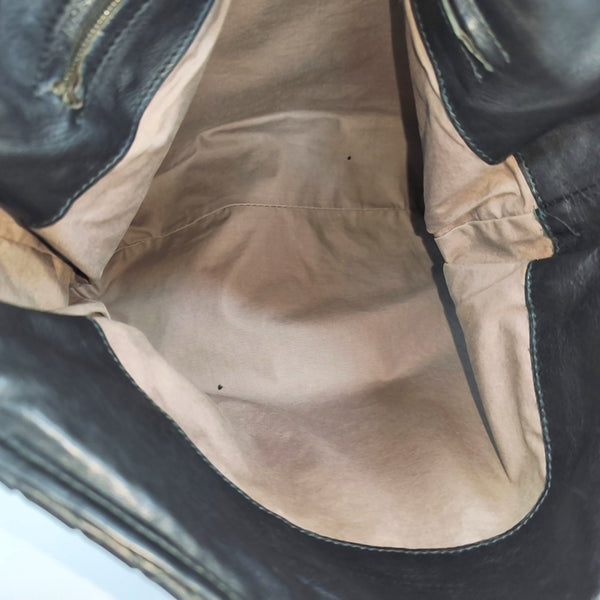 Calfskin Shoulder Bag Black