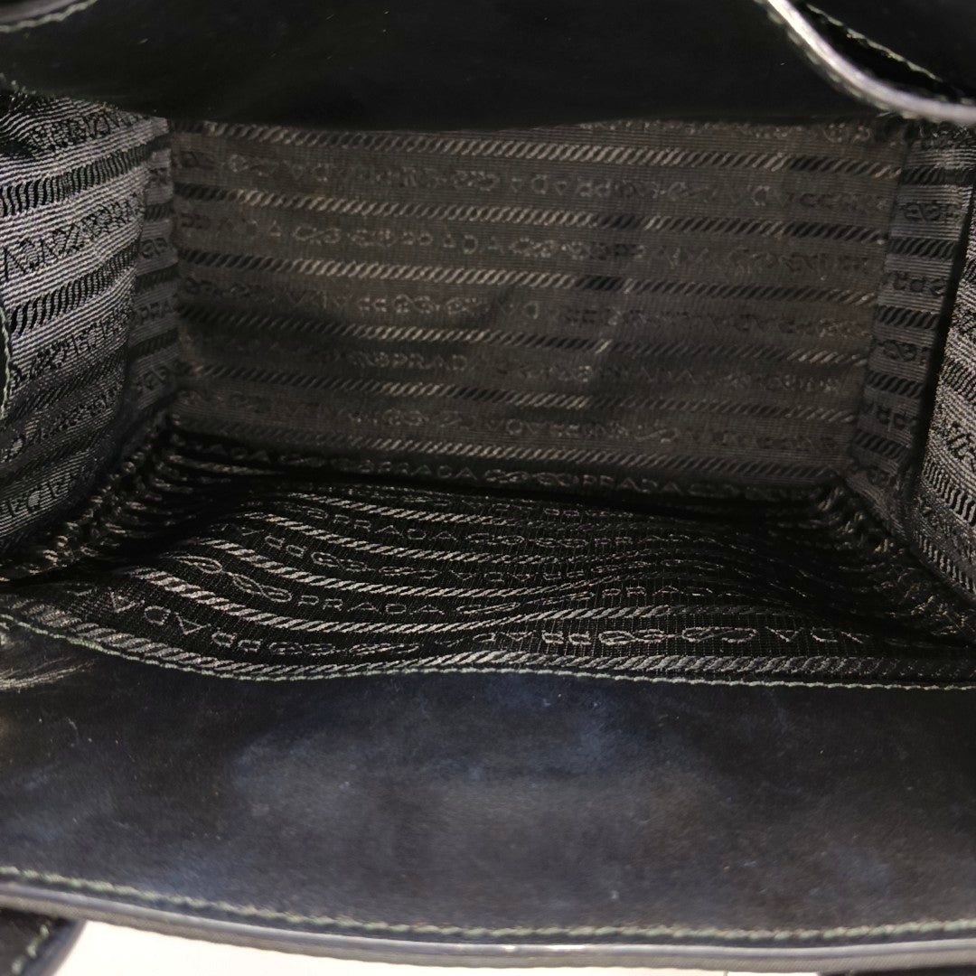 Nylon Shoulder Bag Black