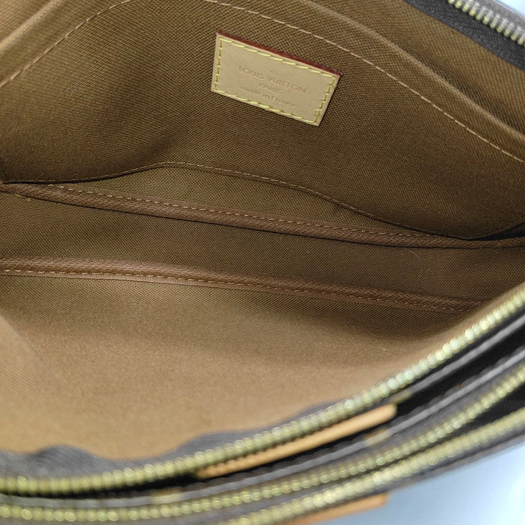 MULTI Monogram Coated Canvas Brown