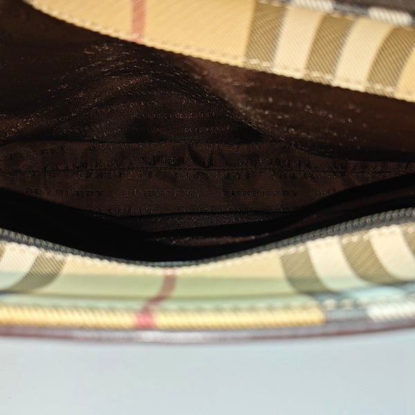 Coated Canvas Tote Bag Beige