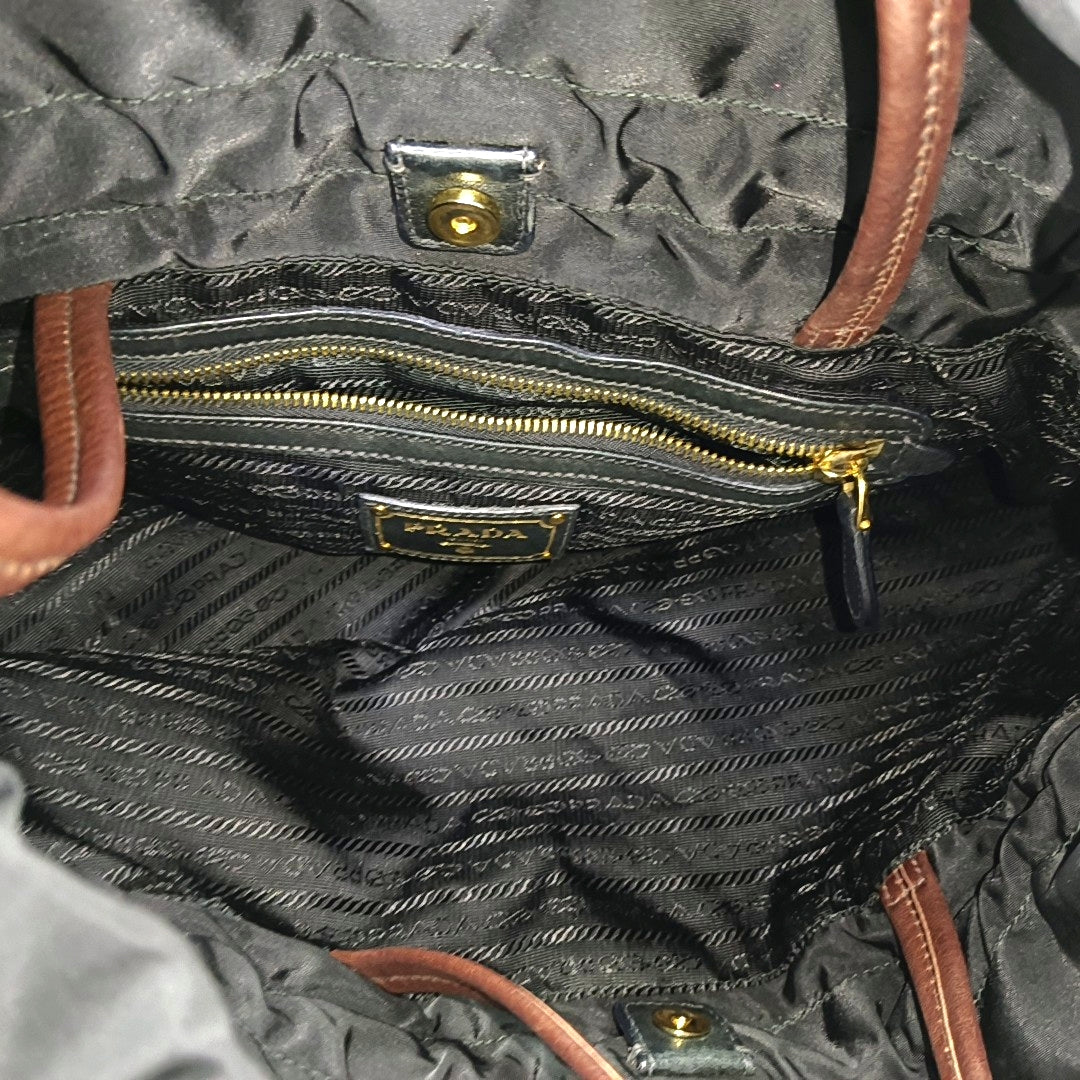 Nylon Tote Bag Black