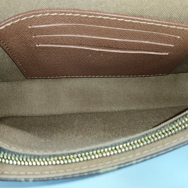 IVY Monogram Coated Canvas Brown