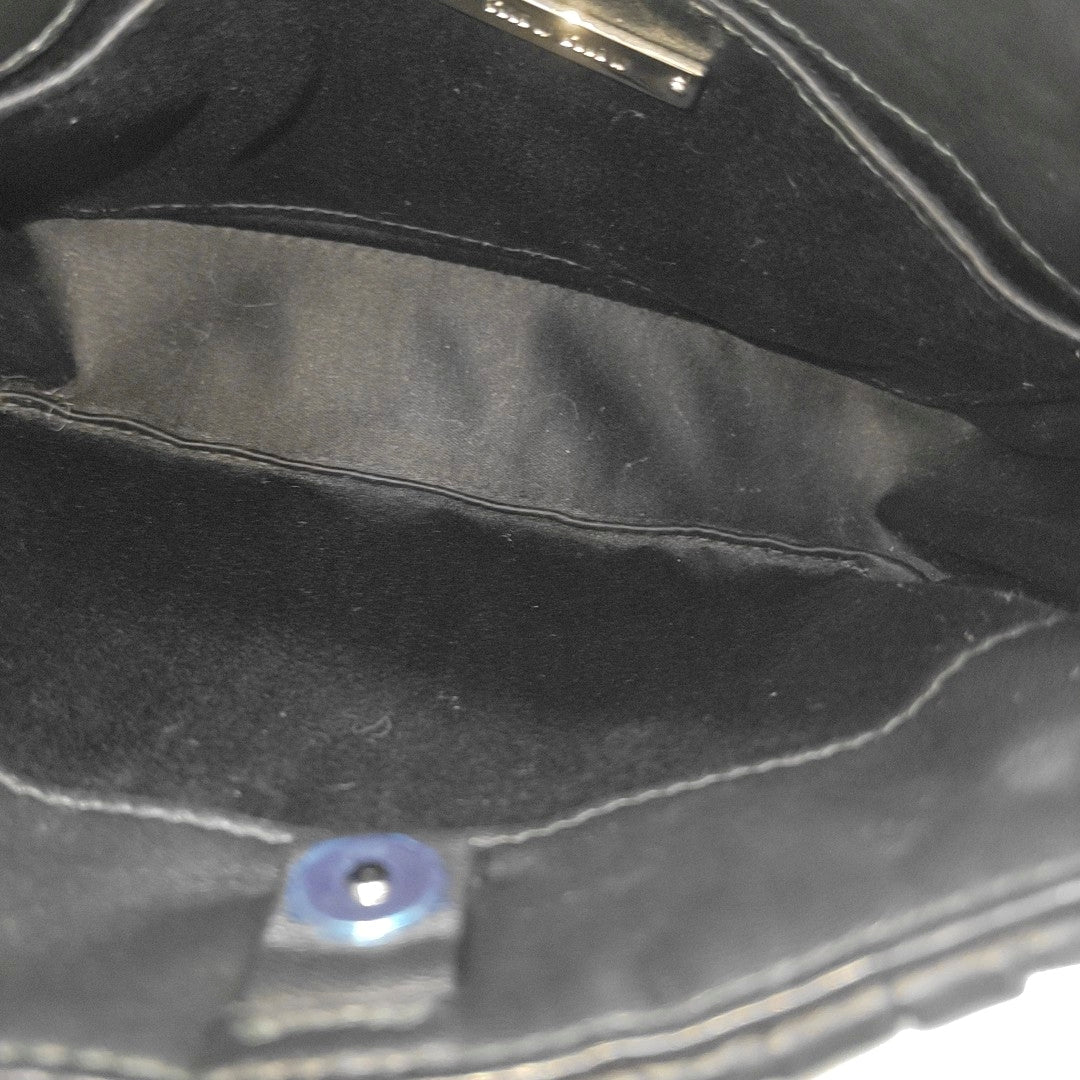 Matelassé Quilted Lambskin Black