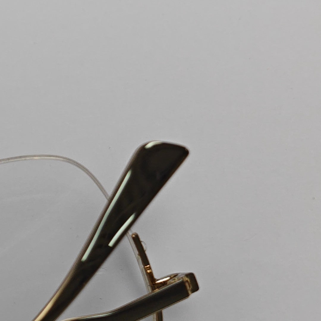 Metal Eyeglasses Gold