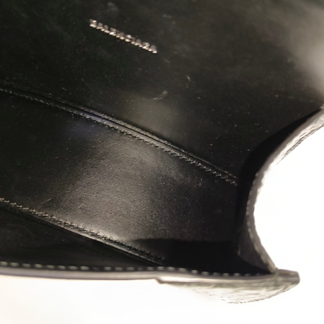 Hourglass Small Calfskin Black