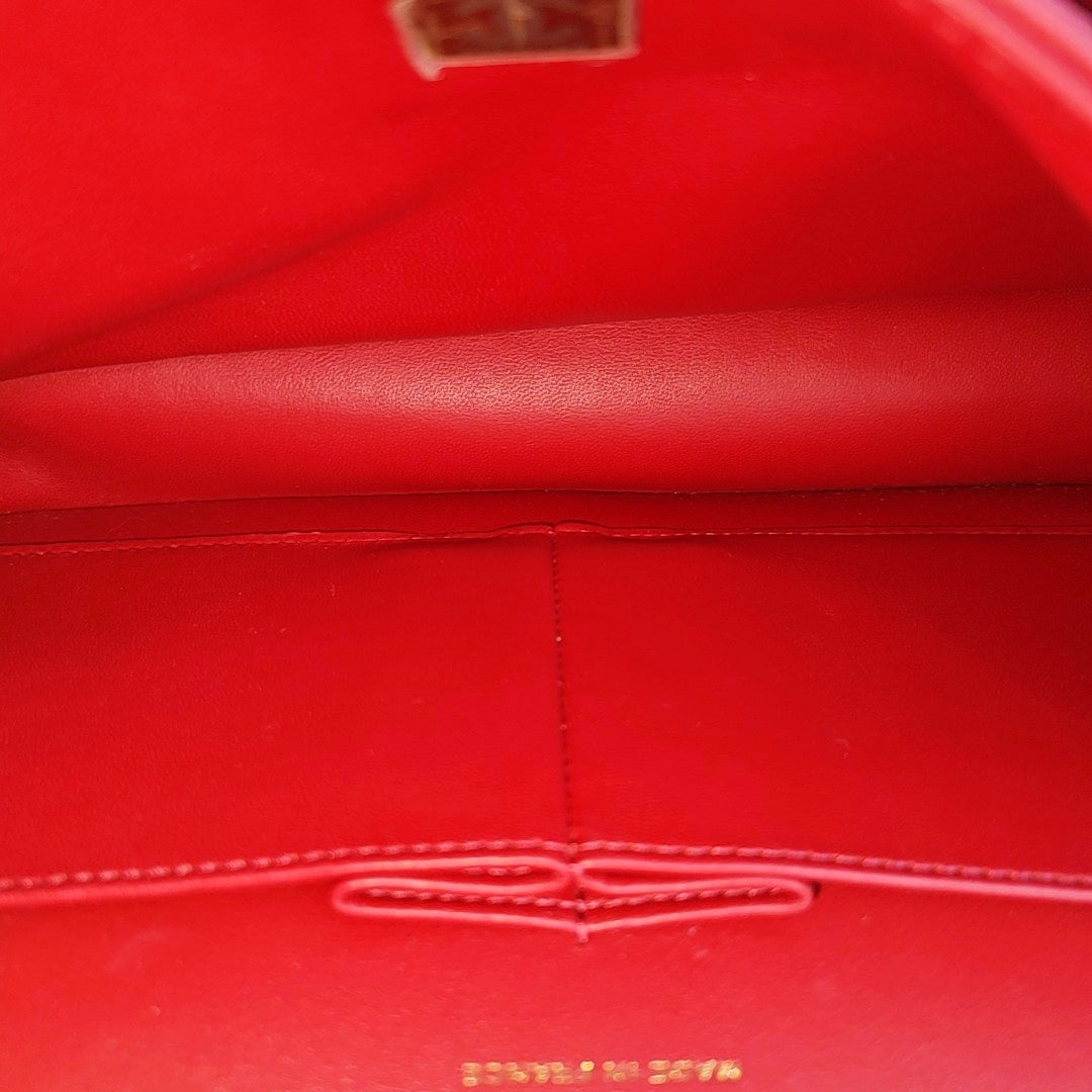 CLASSIC FLAP Medium Fabric Red