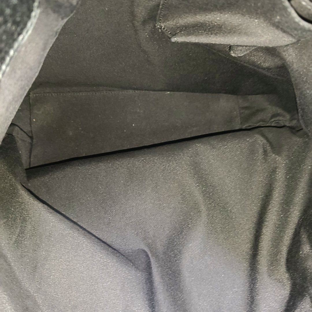 Monogram Canvas Tote Bag Black