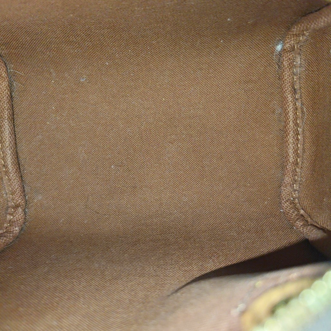 SPEEDY Nano Monogram Coated Canvas Brown