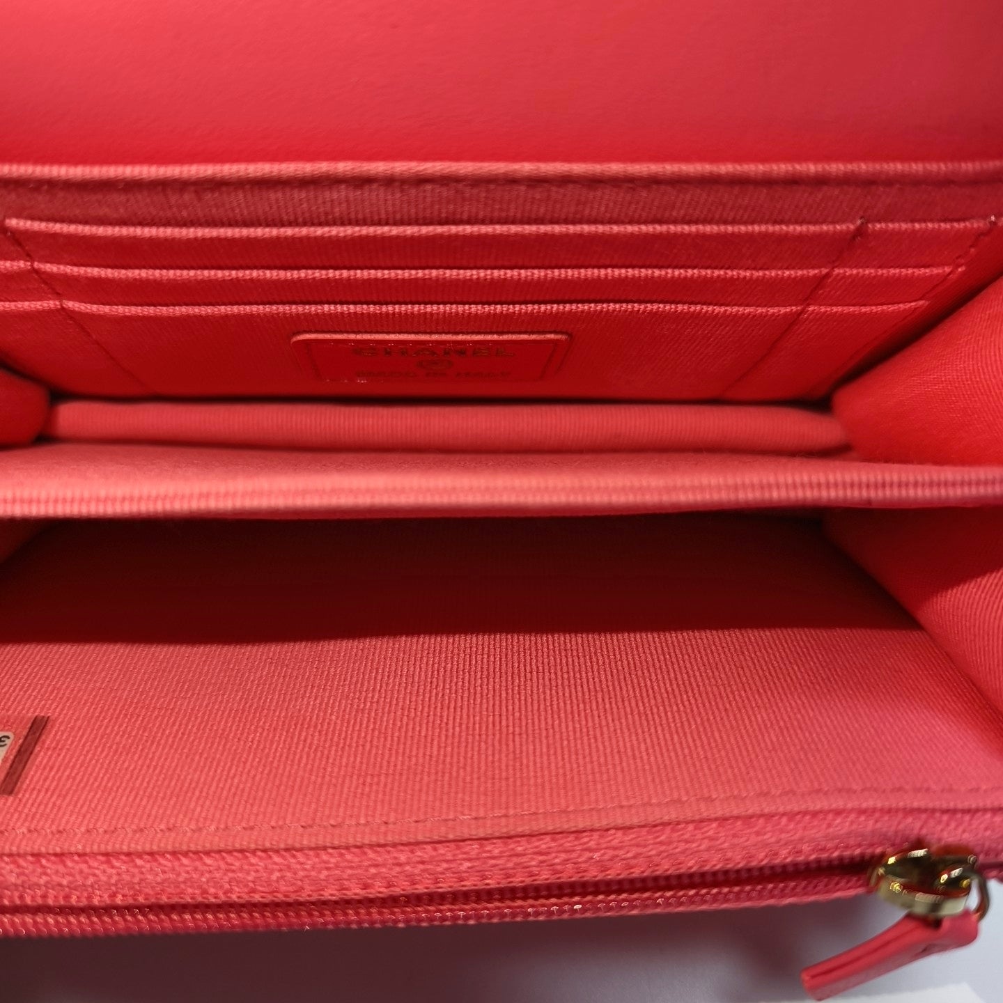 Quilted Lambskin Shoulder Bag Red