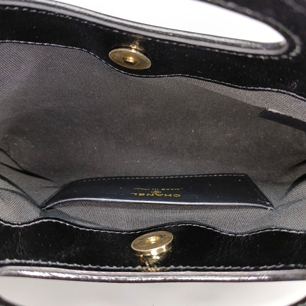 CHANEL 31 Quilted Waxed Cafskin Black