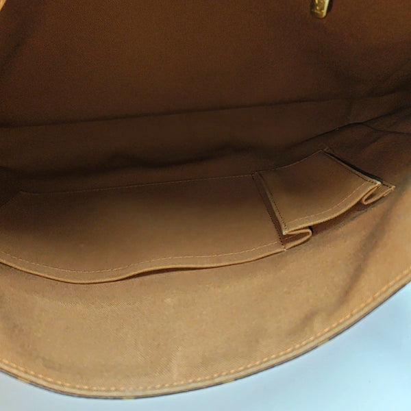 VALMY Monogram Coated Canvas Brown