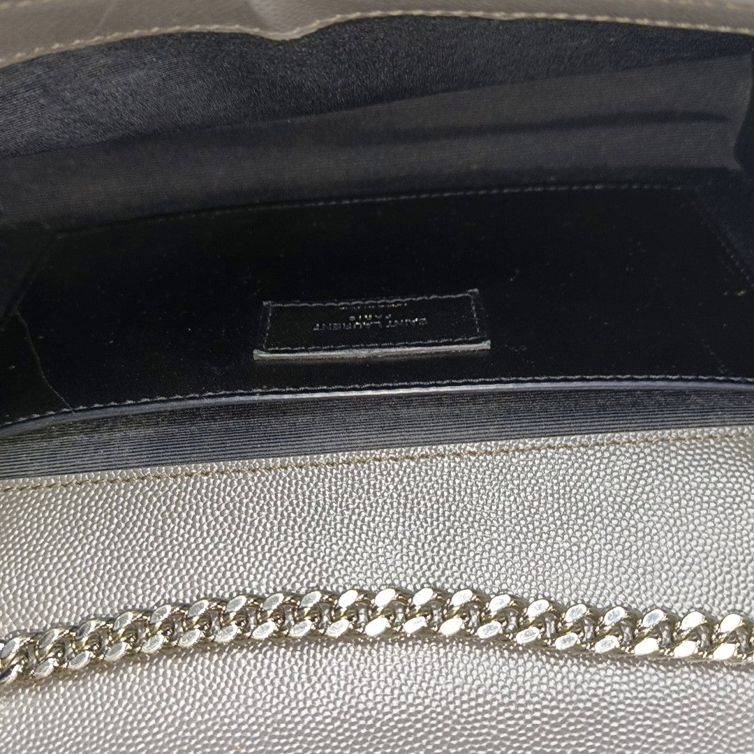 KATE Medium Calfskin Gray