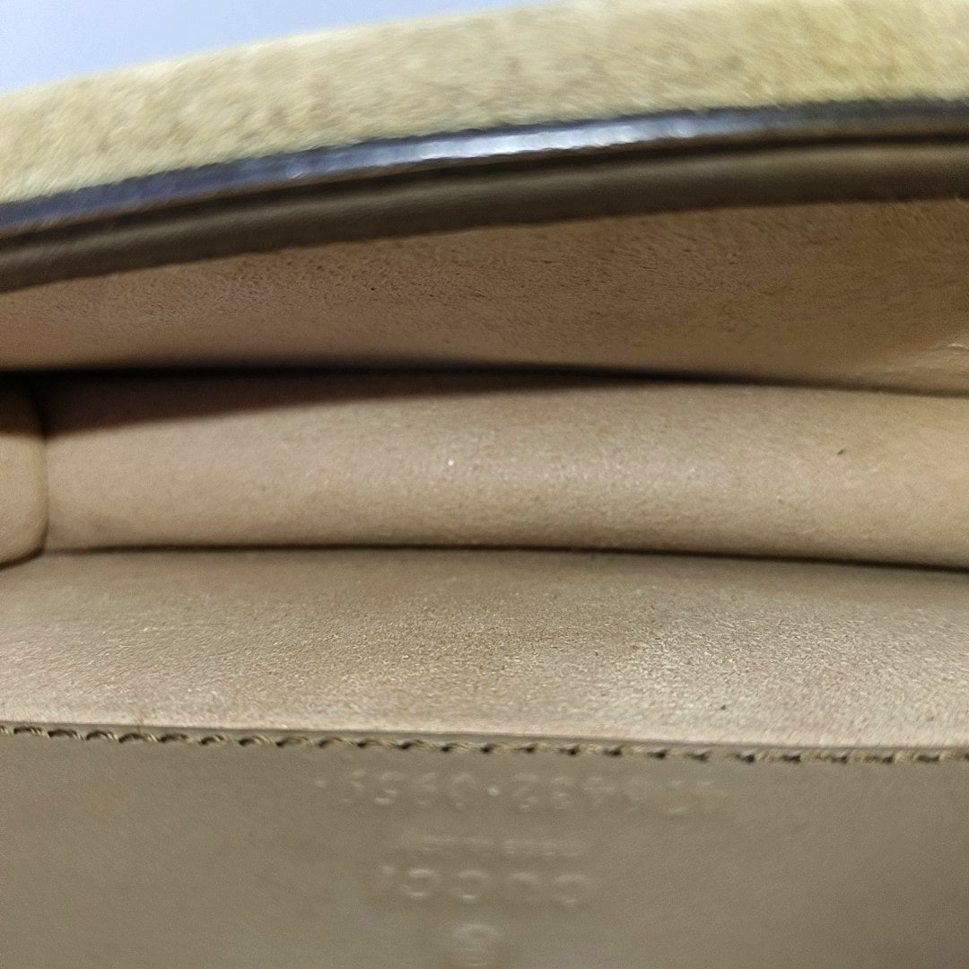 Dionysus Super Mini Monogram Coated Canvas Beige