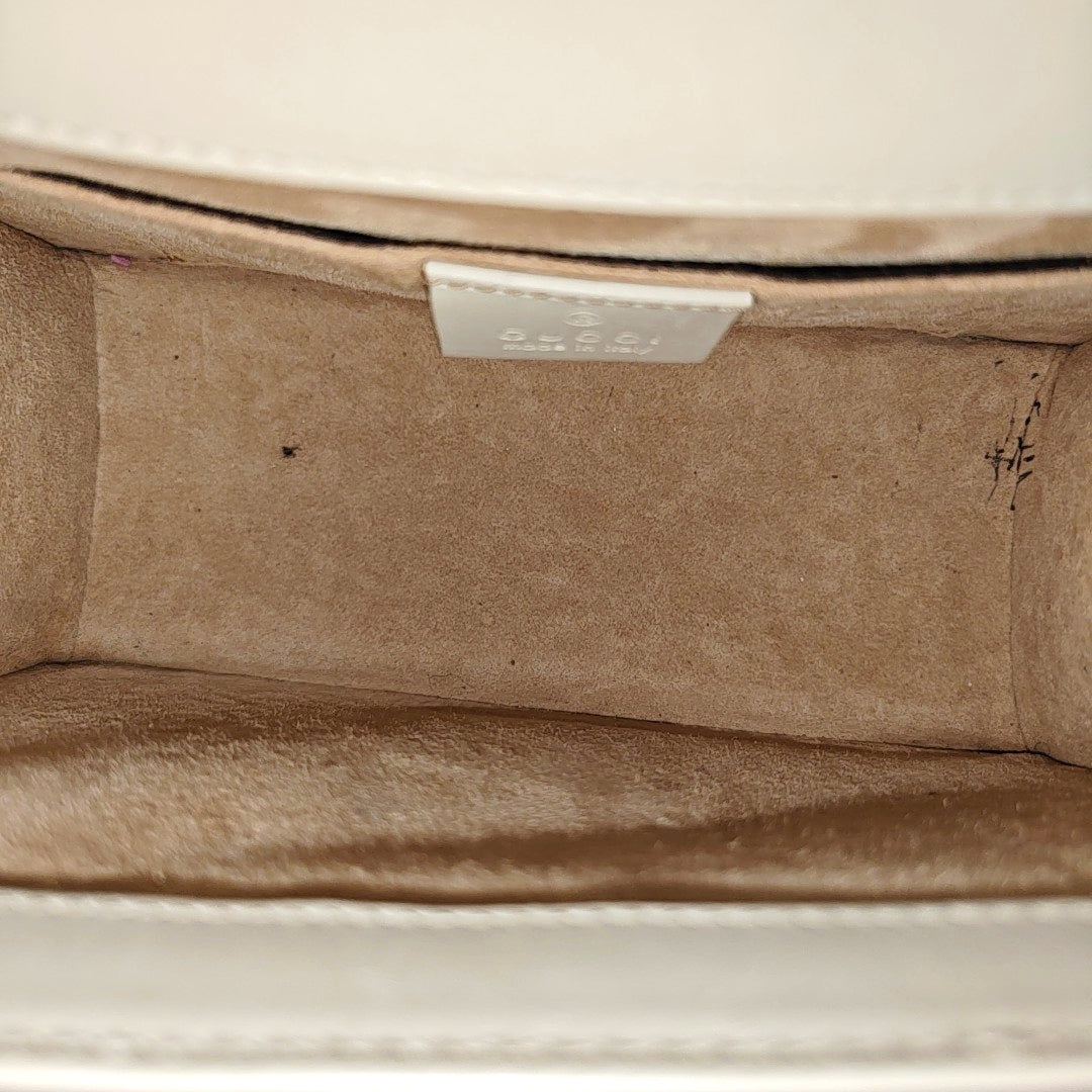 Sylvie Mini Calfskin White