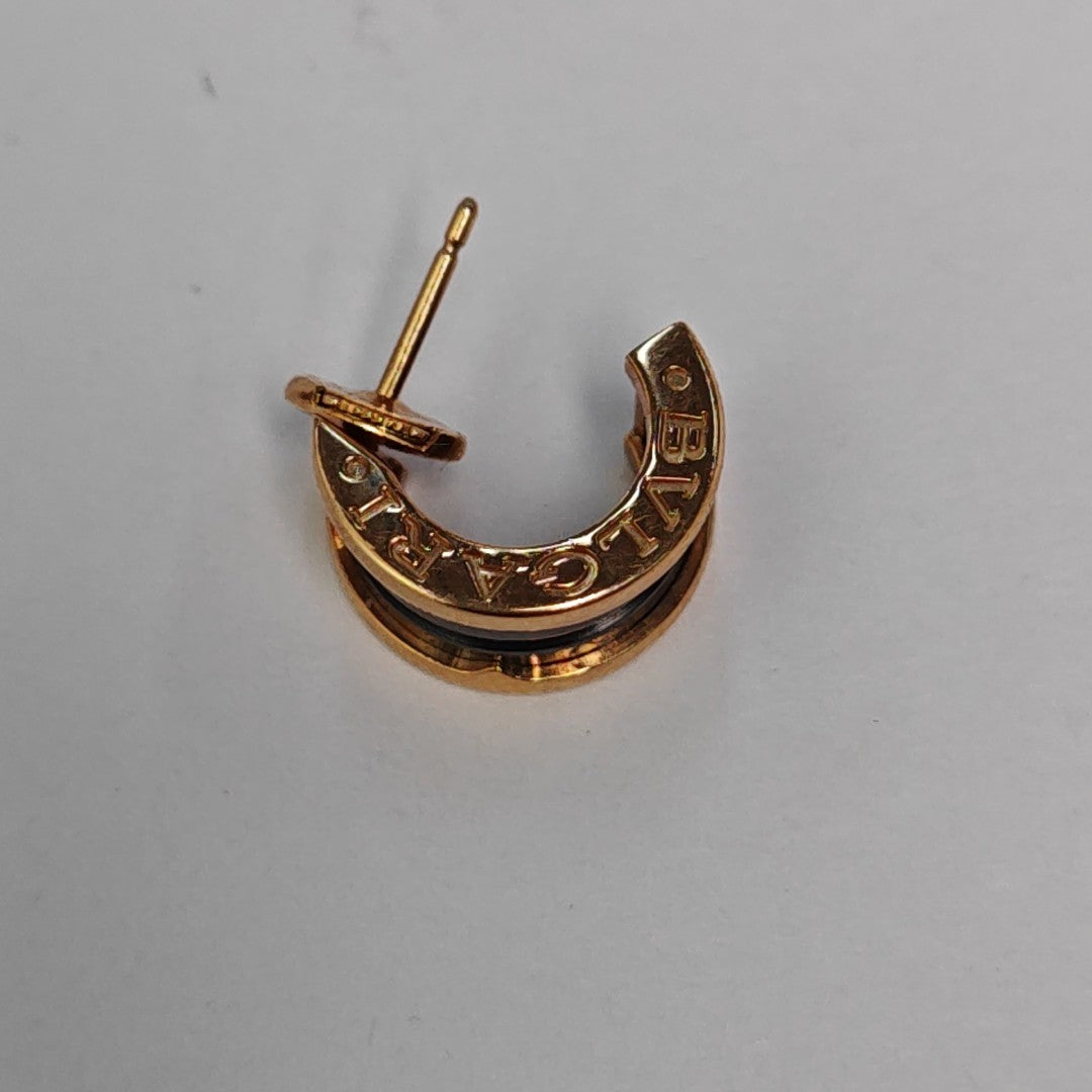 B.ZERO1 18k Rose Gold Stud Earrings