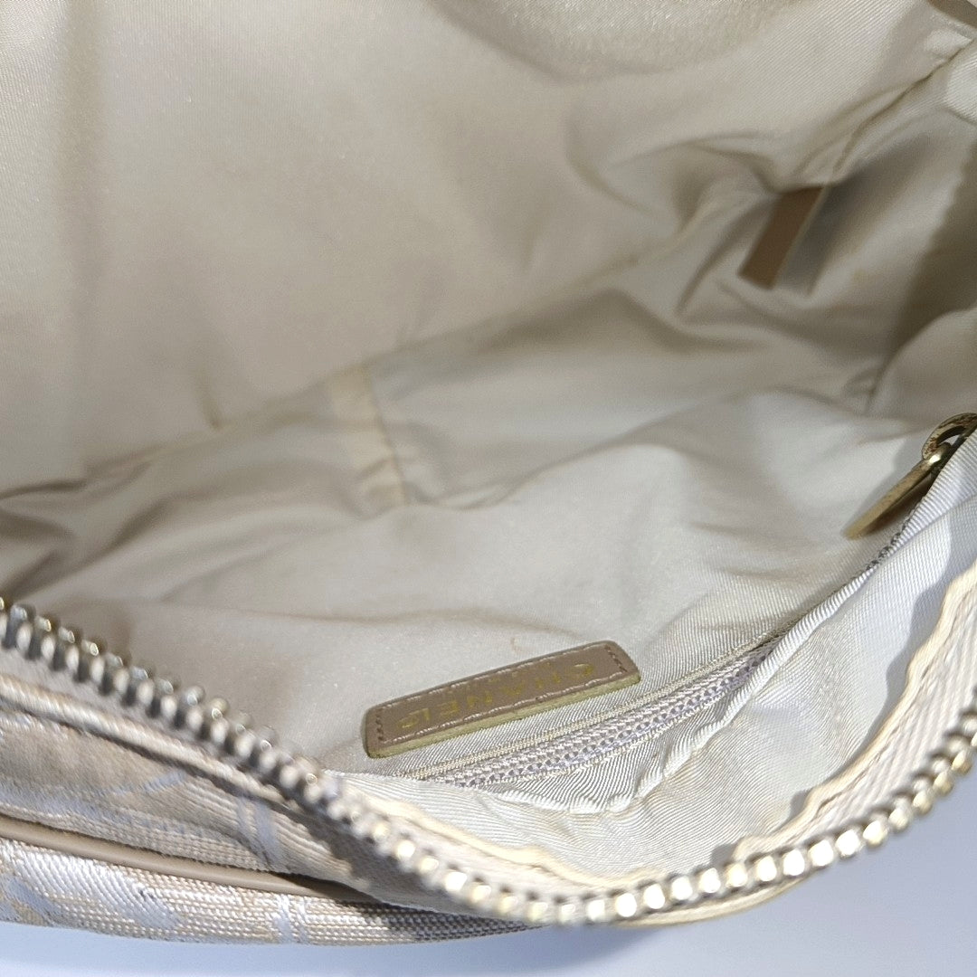 TRAVEL LINE Quilted Canvas Beige