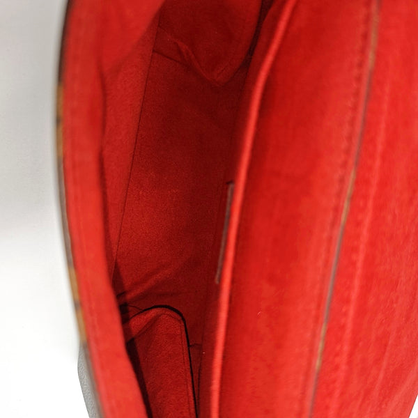 LOCKY BB Monogram Coated Canvas Red