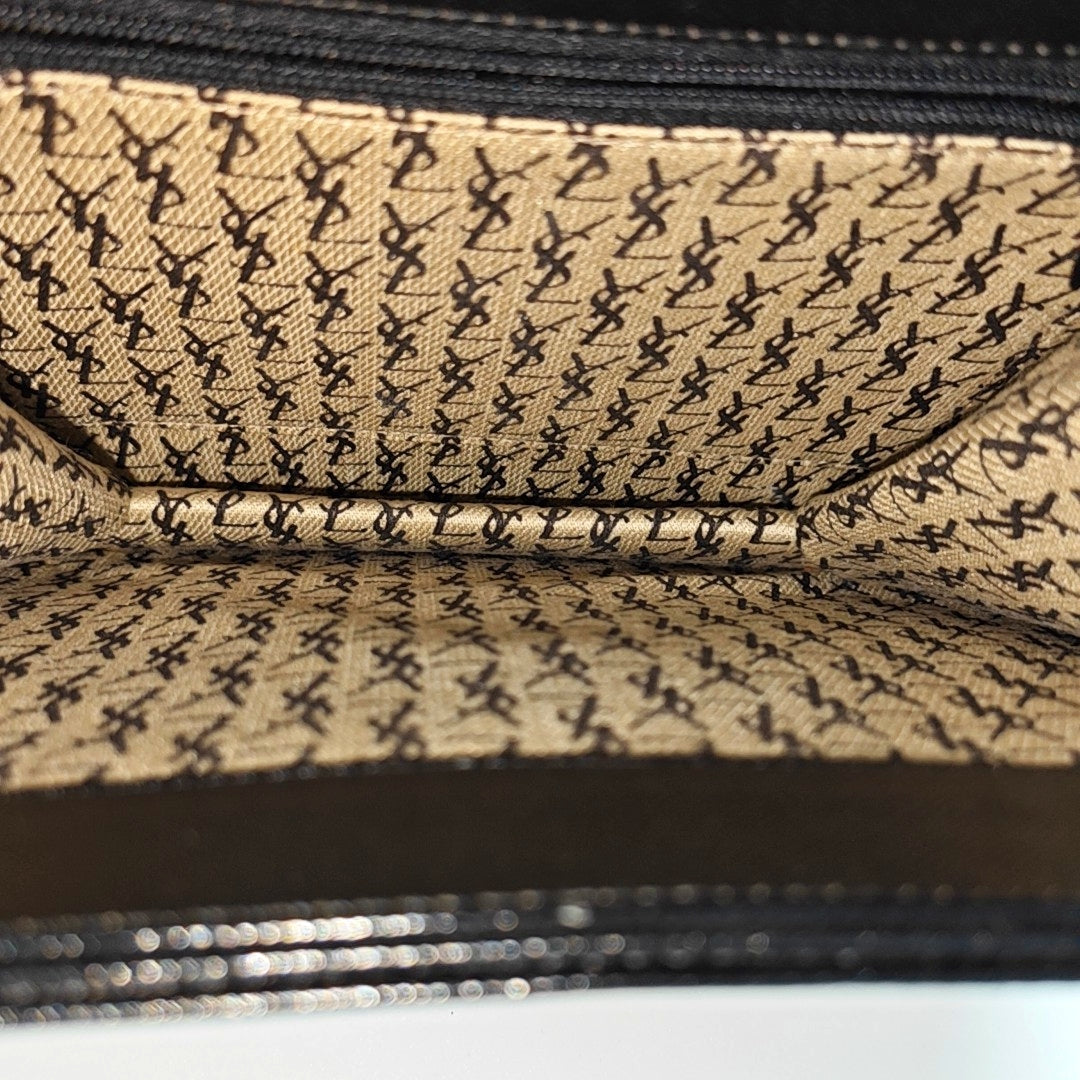 Calfskin Crossbody Bag Black