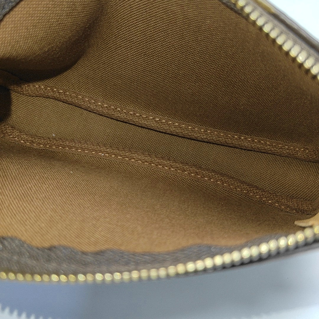 ACCESSOIRES Mini Monogram Coated Canvas Brown