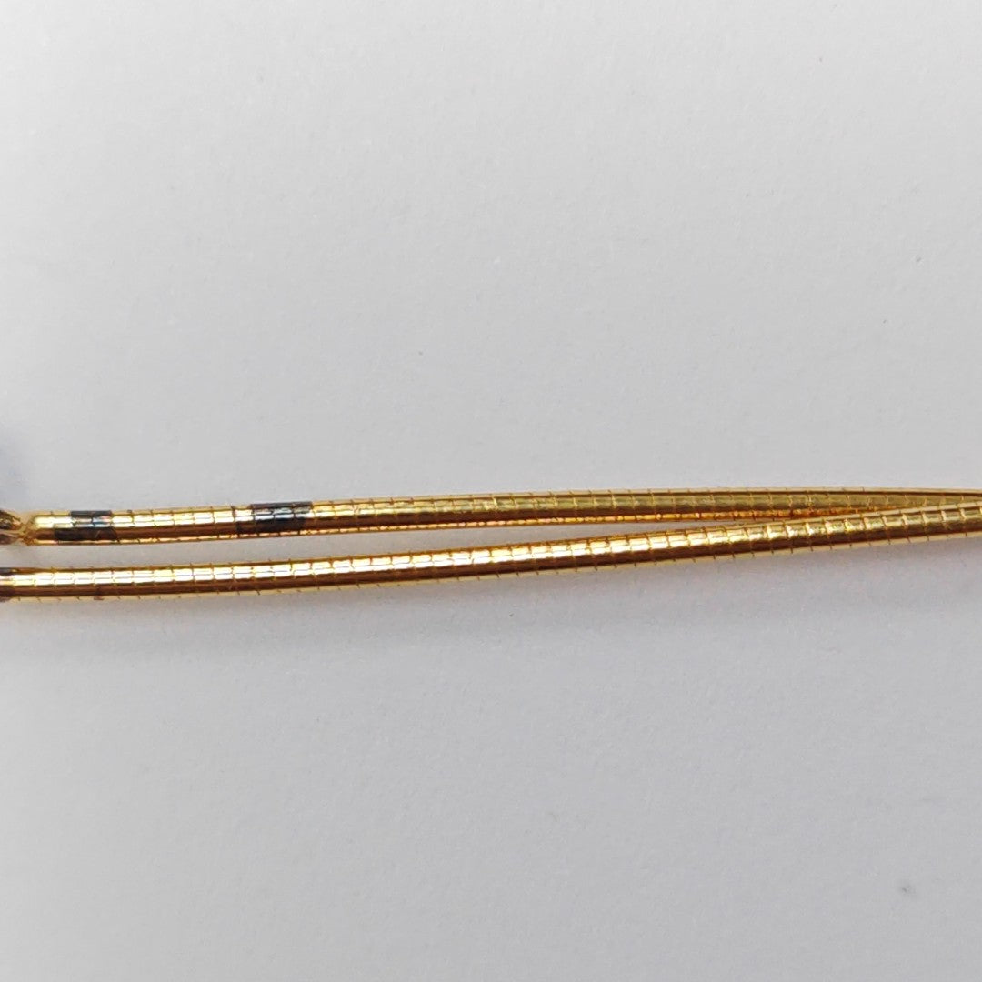 Pop H Metal Gold Necklace
