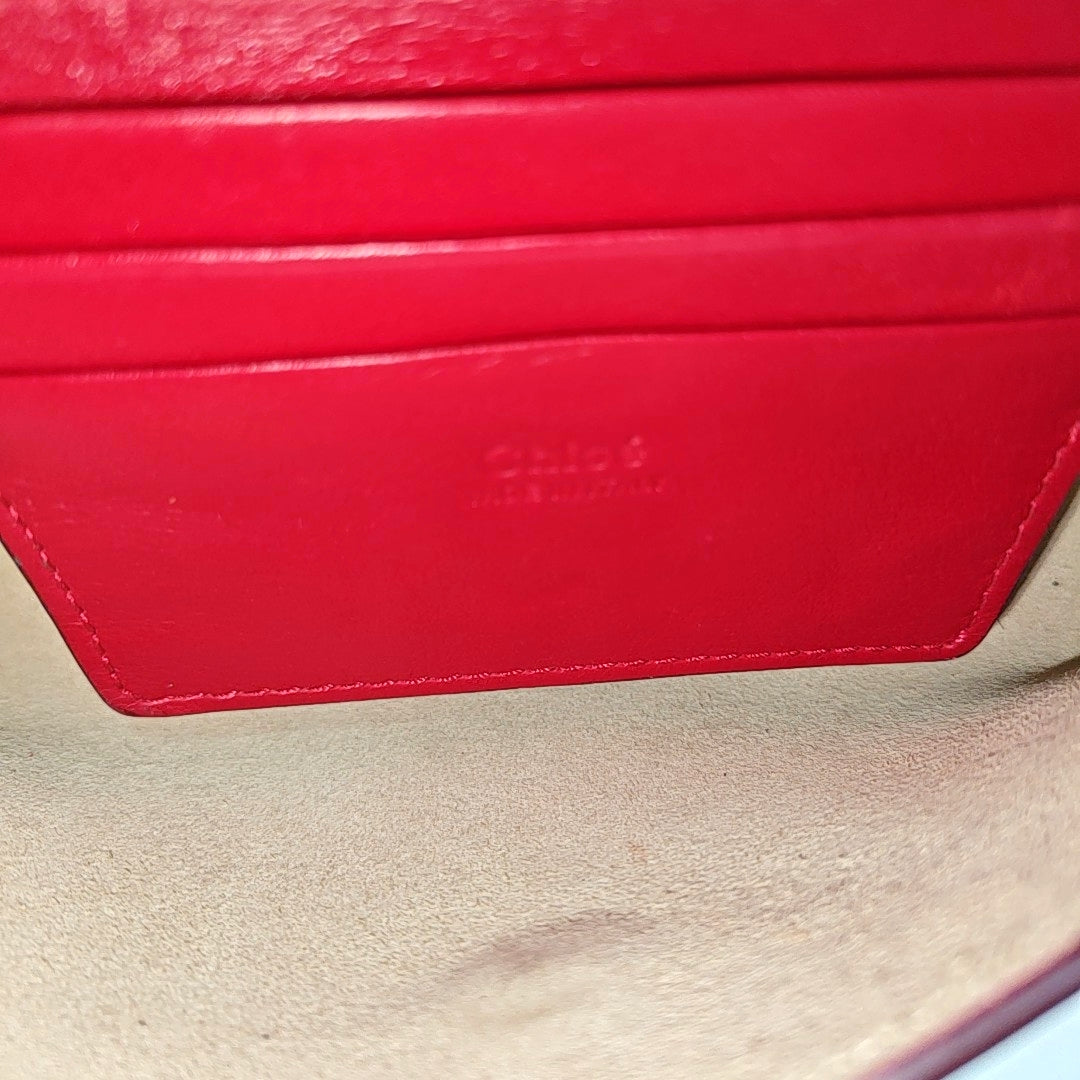 Faye Mini Calfskin Red
