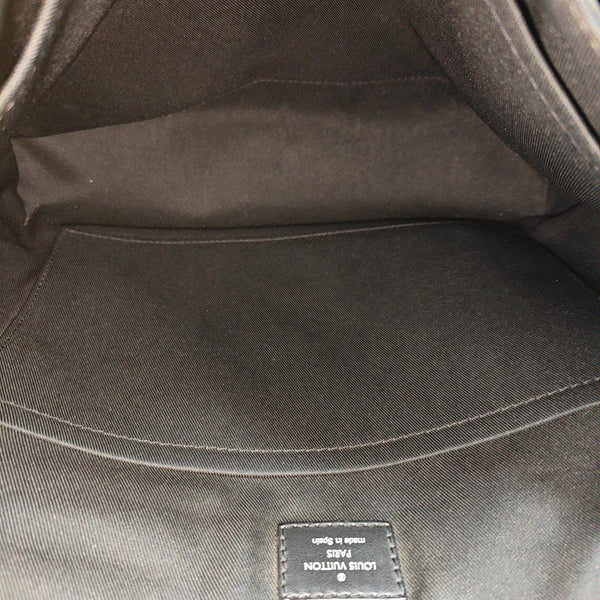 DISTRICT MM Damier Graphite Lona Revestida Negra