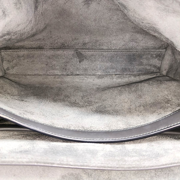 16 Medium Calfskin Gray