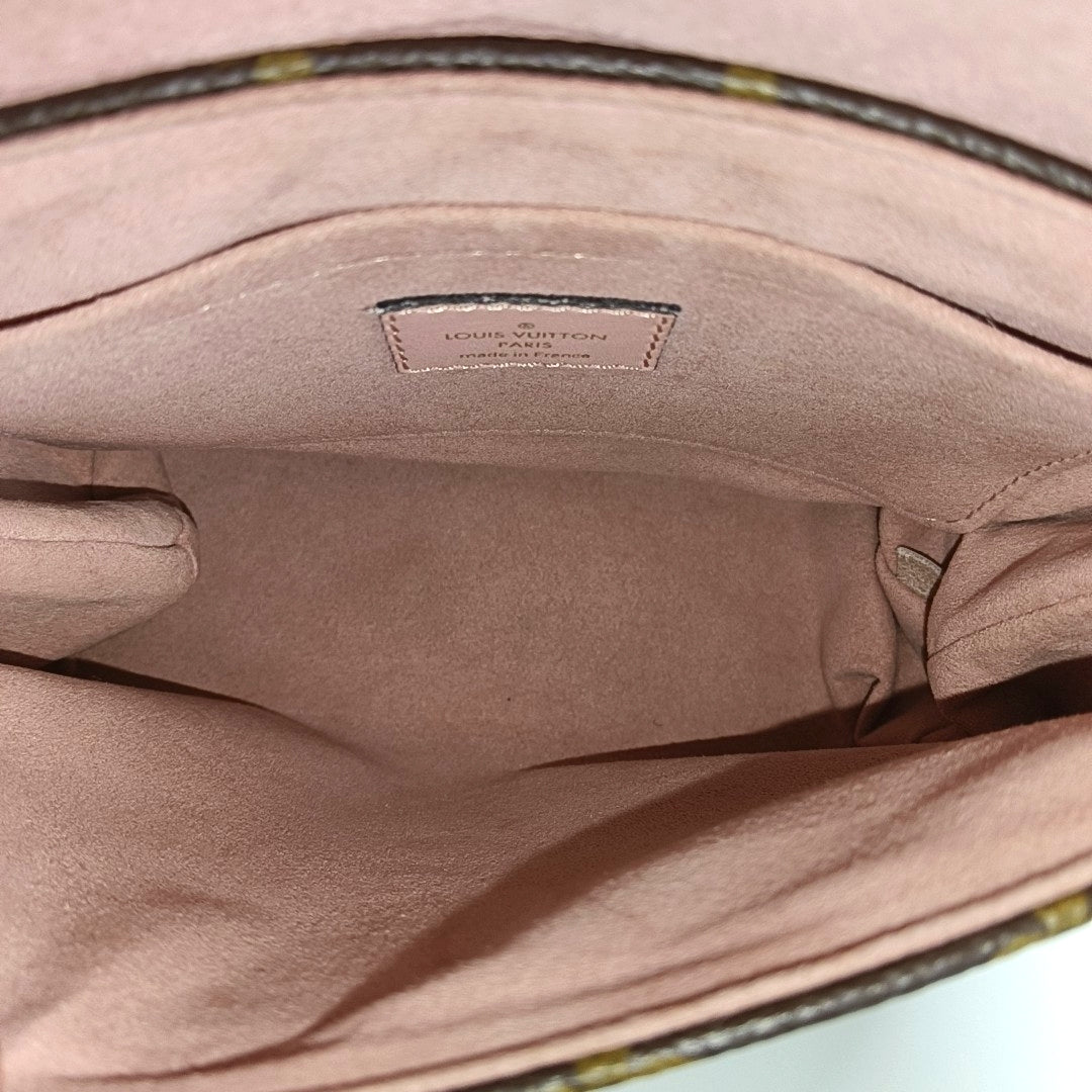 LOCKY BB Monogram Coated Canvas Pink