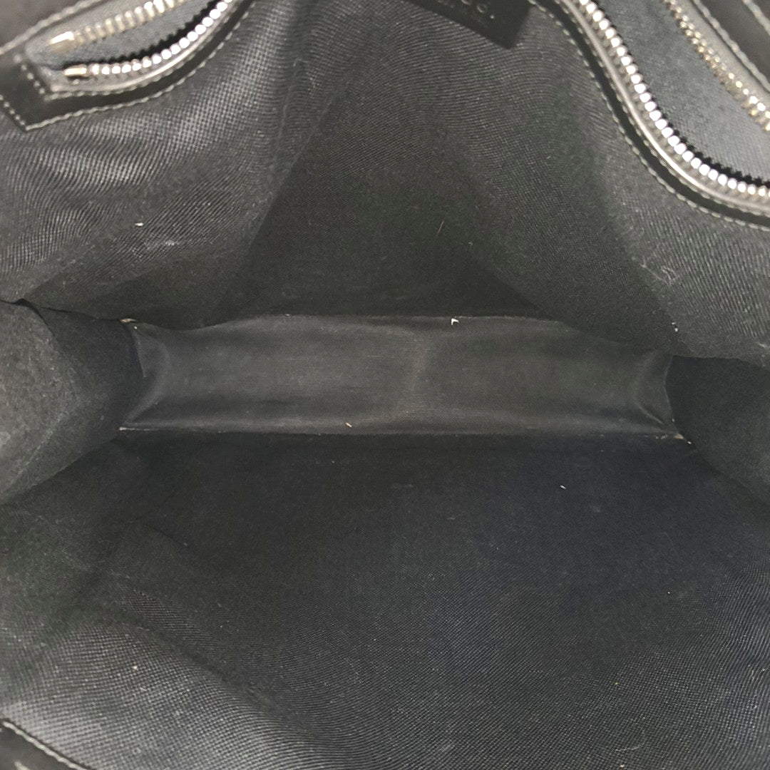 GG Supreme Monogram Coated Canvas Black